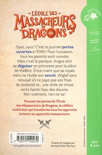 L'Ecole des Massacreurs de Dragons Tome 10 Un dragon à l'école