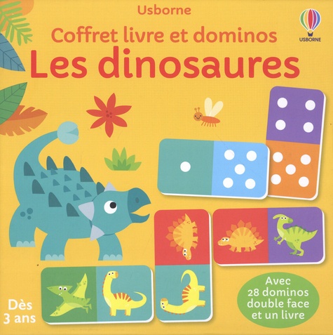 Les dinosaures. Avec 28 dominos double face et un livre