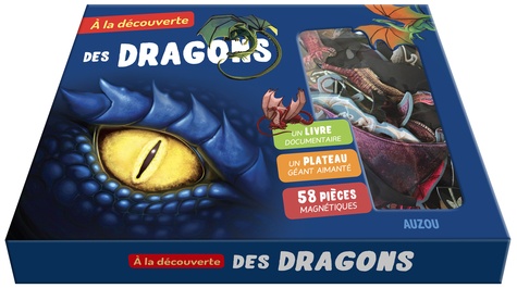 A la découverte des dragons. Un livre documentaire, un plateau géant animé, 58 pièces magnétiques
