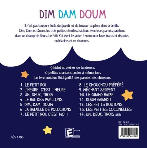Dim Dam Doum. Au dodo les doudous  avec 1 CD audio
