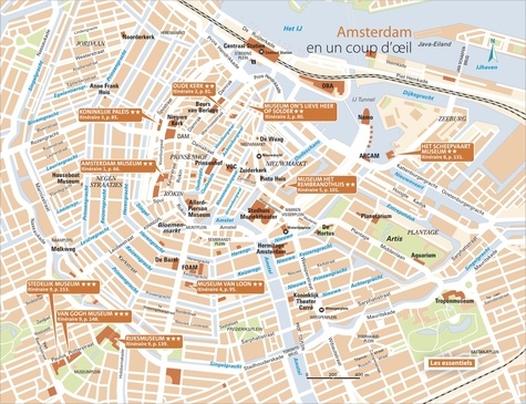 Amsterdam  avec 1 Plan détachable