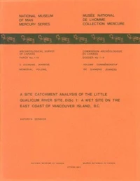 Site Catchment Analysis of the Little Qualicum River Site, DiSc 1