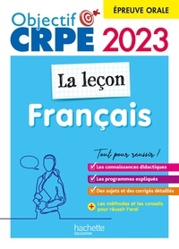 Kathy Similowski et Laurence Breton - Objectif CRPE 2023 - Français - La leçon - épreuve orale d'admission.