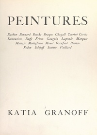 Katia Granoff et Marcel Mouillot - Peintures.