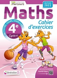 Katia Hache et Sébastien Hache - Maths 4e Cycle 4 iParcours - Cahier d'exercices.