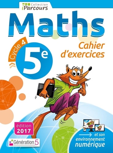 Katia Hache et Sébastien Hache - Maths 5e Cycle 4 iParcours - Cahier d'exercices.