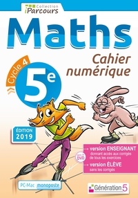 Katia Hache et Sébastien Hache - Maths 5e iParcours. 1 DVD