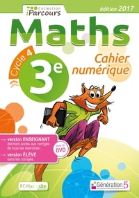 Feriasdhiver.fr Maths cycle 4, 3e Cahier numérique iparcours Image