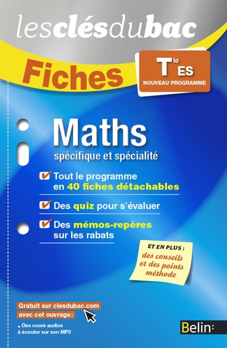 Katia Odiot - Maths Tle ES spécifique et spécialité.