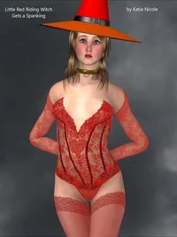 Little Red Riding Witch Gets a Spanking