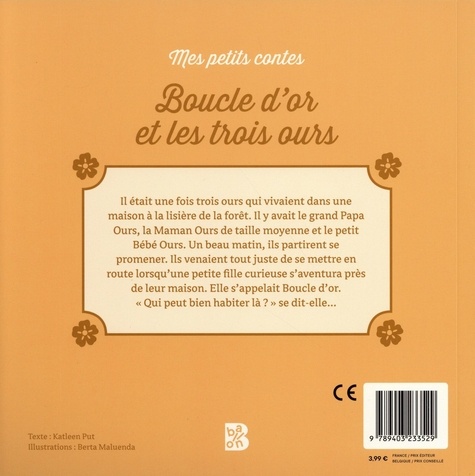 Boucle d'Or et Les Trois Ours - Robert Southey