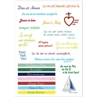 Tatouages éphémères KATO collection "texte"