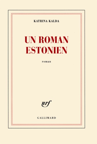 Un roman estonien - Occasion