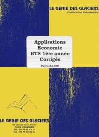 Applications économie BTS 1e année