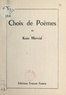 Kees Mervial - Choix de poèmes.