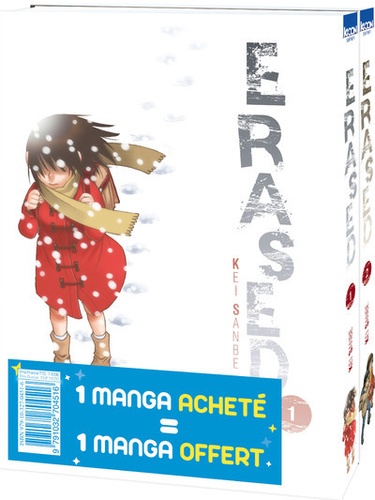 Kei Sanbe - Erased Tomes 1 et 2 : Pack offre découverte - 1 manga acheté = 1 manga offert.