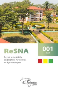 ReSNA - Revue semestrielle en Sciences Naturelles et Agronomiques N° 1