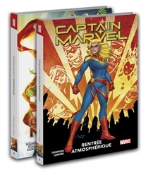 Kelly Thompson et Carmen Carnero - Captain Marvel  : Pack en 2 volumes : Tome 1, rentrée atmosphérique ; Tome 2, La chute d'une étoile.