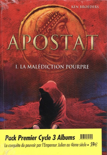 Ken Broeders - Apostat  : Pack premier cycle 3 albums - Tome 1, La malédiction pourpre ; Tome 2, La sorcière ; Tome 3, Argentoratum.