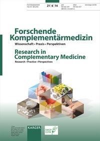 Kenneth Kraft et J Langhorst - Phytotherapy - New Developments and Insights into Practice - Special Topic Issue: Forschende Komplementärmedizin / Research in Complementary Medicine 2014, Vol. 21, No. 6.