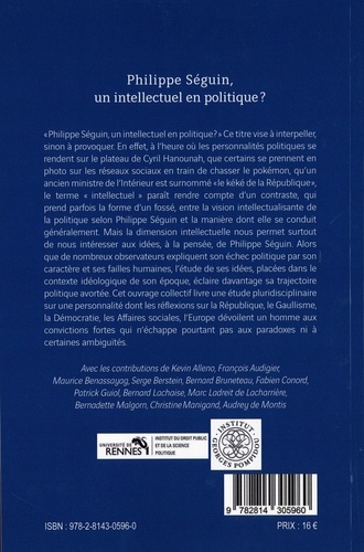 Philippe Séguin, un intellectuel en politique ?