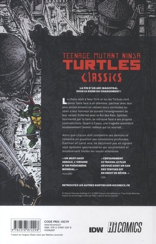 Teenage Mutant Ninja Turtles Classics Tome 5 New York, Ville en guerre. Seconde partie
