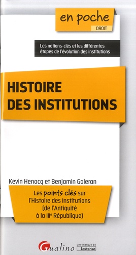 Histoire des institutions