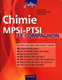 Kévin Moris et Philippe Hermann - Chimie MPSI-PTSI - Le compagnon.