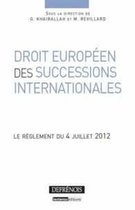 Droit européen des successions internationales