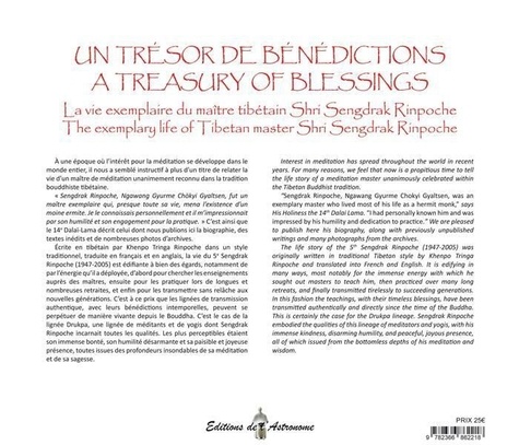 Un trésor de bénédictions. La vie exemplaire du maître tibétain Shri Sengdrak Rinpoche. Edition français-anglais-tibétain
