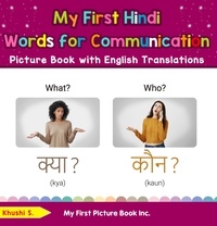  Khushi S - My First Hindi Words for Communication Picture Book with English Translations - Teach &amp; Learn Basic Hindi words for Children, #18.