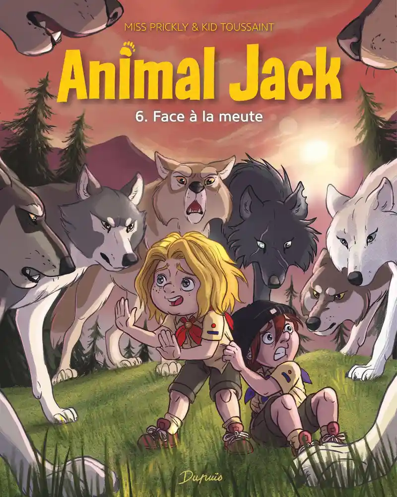 Couverture de Animal Jack n° 6 Face à la meute