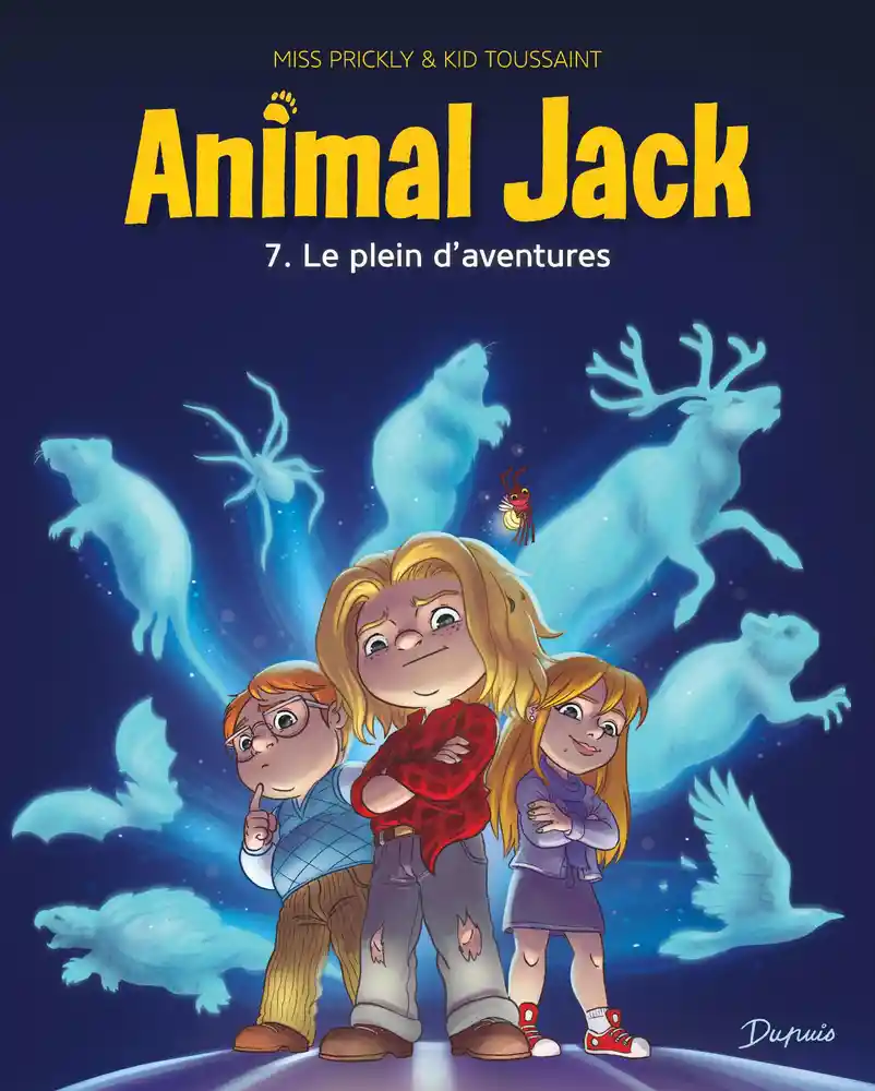Couverture de Animal Jack n° 7 Le plein d'aventures : Les histoires contenues dans cet album se déroulent entre le tome 1 et le tome 2