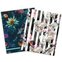 CHEMISE CARTE À ÉLASTIQUE 2 DÉCORS ASSORTIS NIGHT GARDEN + ORCHID