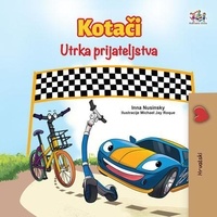  KidKiddos Books et  Inna Nusinsky - Kotači Utrka prijateljstva - Croatian Bedtime Collection.