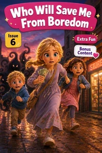 Who Will Save Me From Boredom: A Funny Illustrated Chapter Book for Ages 8-12