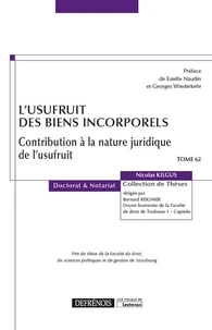 L'usufruit des biens incorporels