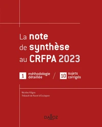 La note de synthèse au CRFPA