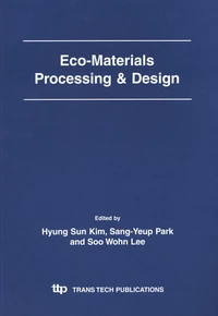 Eco-Materials Processing and Design