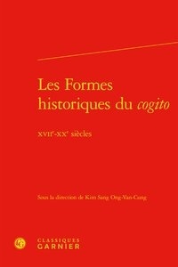 Téléchargement gratuit des manuels d'anglais Les Formes historiques du cogito  - XVIIe-XXe siècles