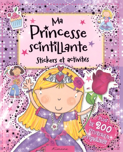  Kimane - Ma princesse scintillante - Stickers et activités.