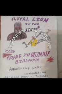 Royal Lion in the Fight with Crane Ultimate Birdman
