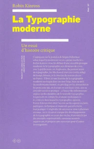 La Typographie moderne