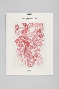 Kintaro Okamura - Tsukasa-ami - Une illustration imprimée sur un papier de création avec 1 livet autour de l'oeuvre.