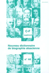 Nouveau dictionnaire de biographie alsacienne n° 44