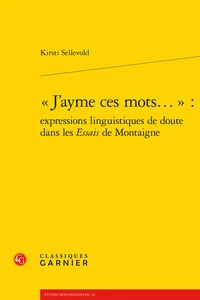 "J'ayme ces mots..."