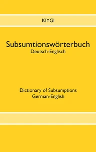 Subsumtionswörterbuch Deutsch-Englisch