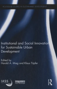 Institutional and Social Innovation for Sustainable Urban Development