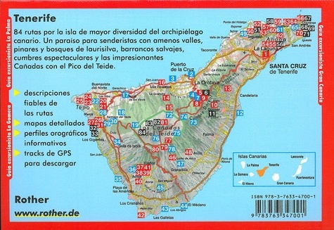 Tenerife. Las mejores rutas por costa y la montana - 80 excursiones