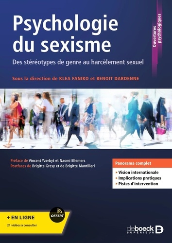 Psychologie du sexisme. Des stéréotypes de genre au harcèlement sexuel